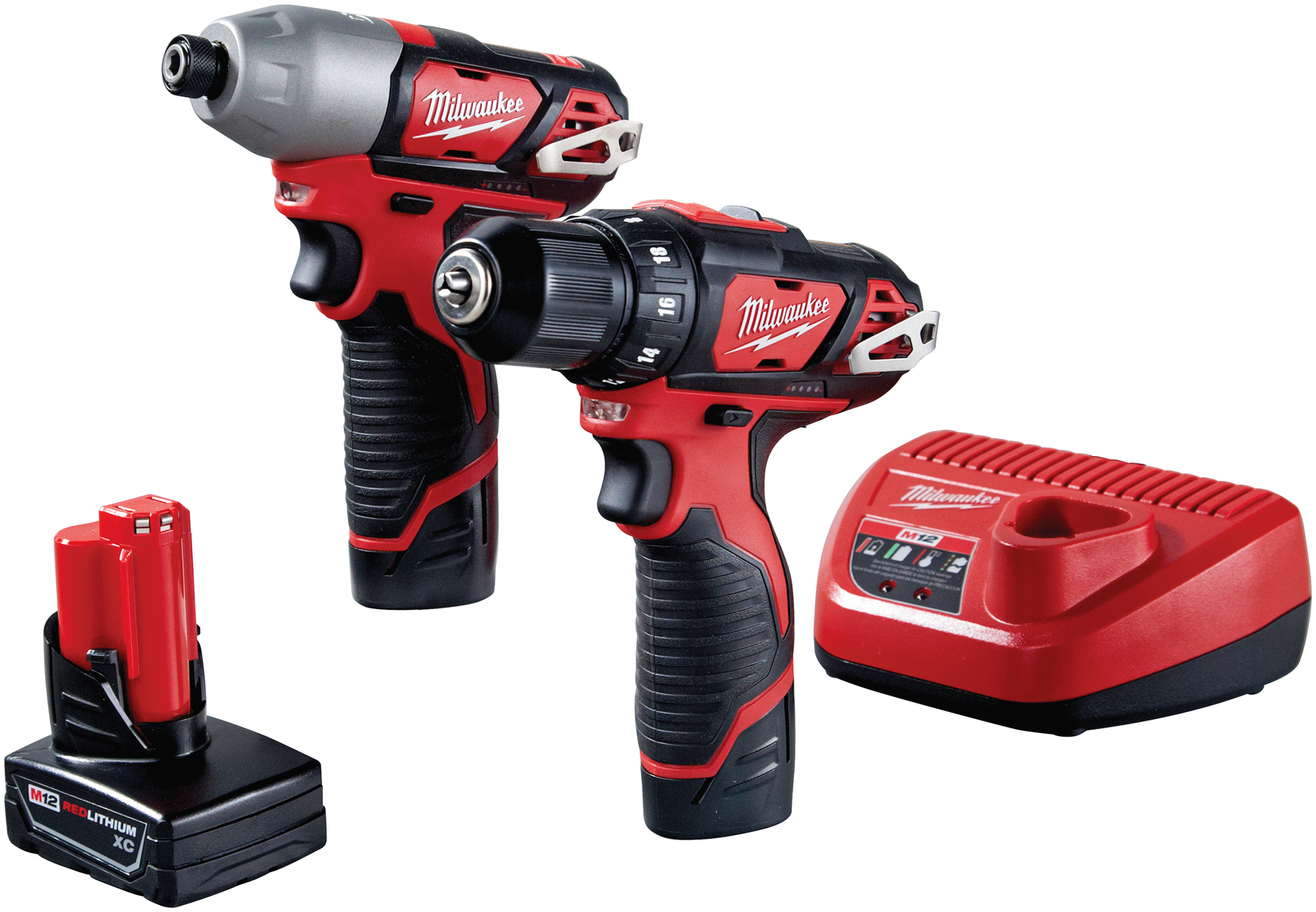 Milwaukee drill and impact driver