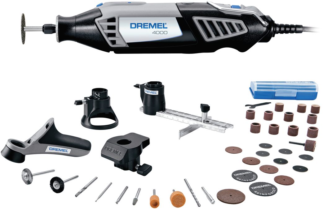 Dremel 120-volt corded rotary tool kit from The Home Depot