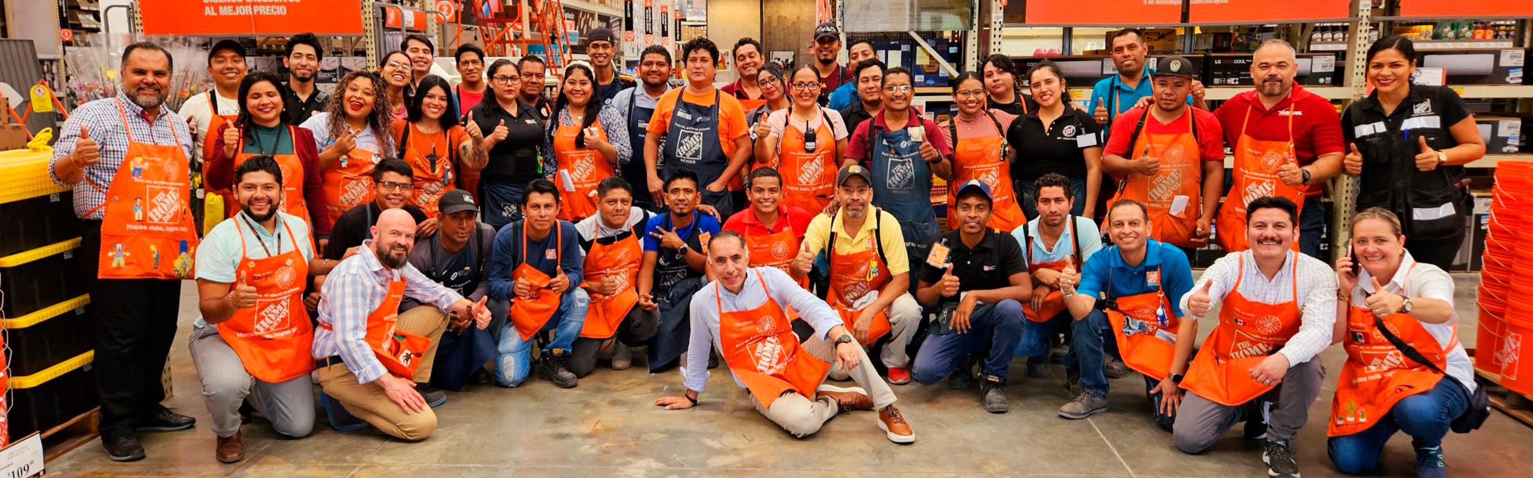 The Home Depot store associates in Acapulco, Mexico