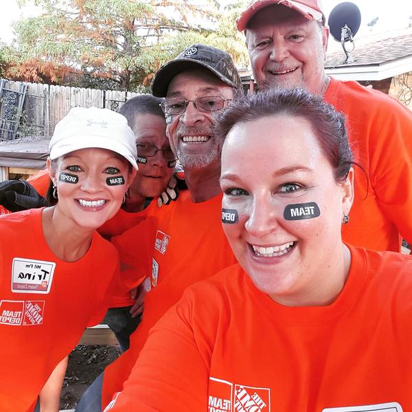 Team Depot Selfie