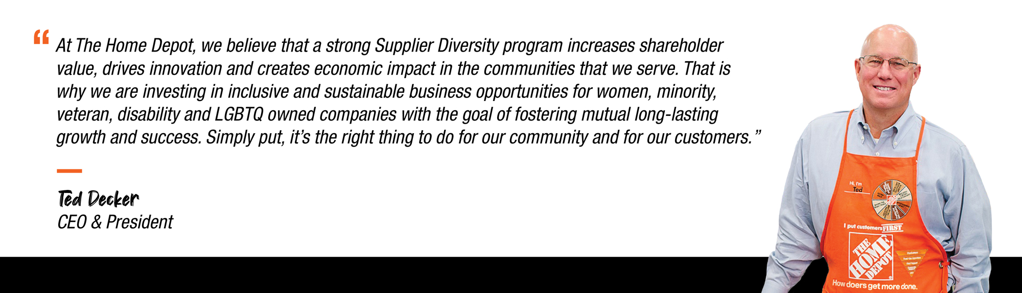 CEO Supplier Diversity Statement
