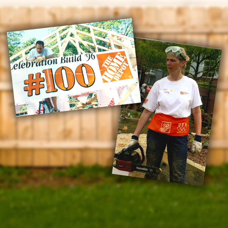 Collage of Team Depot projects