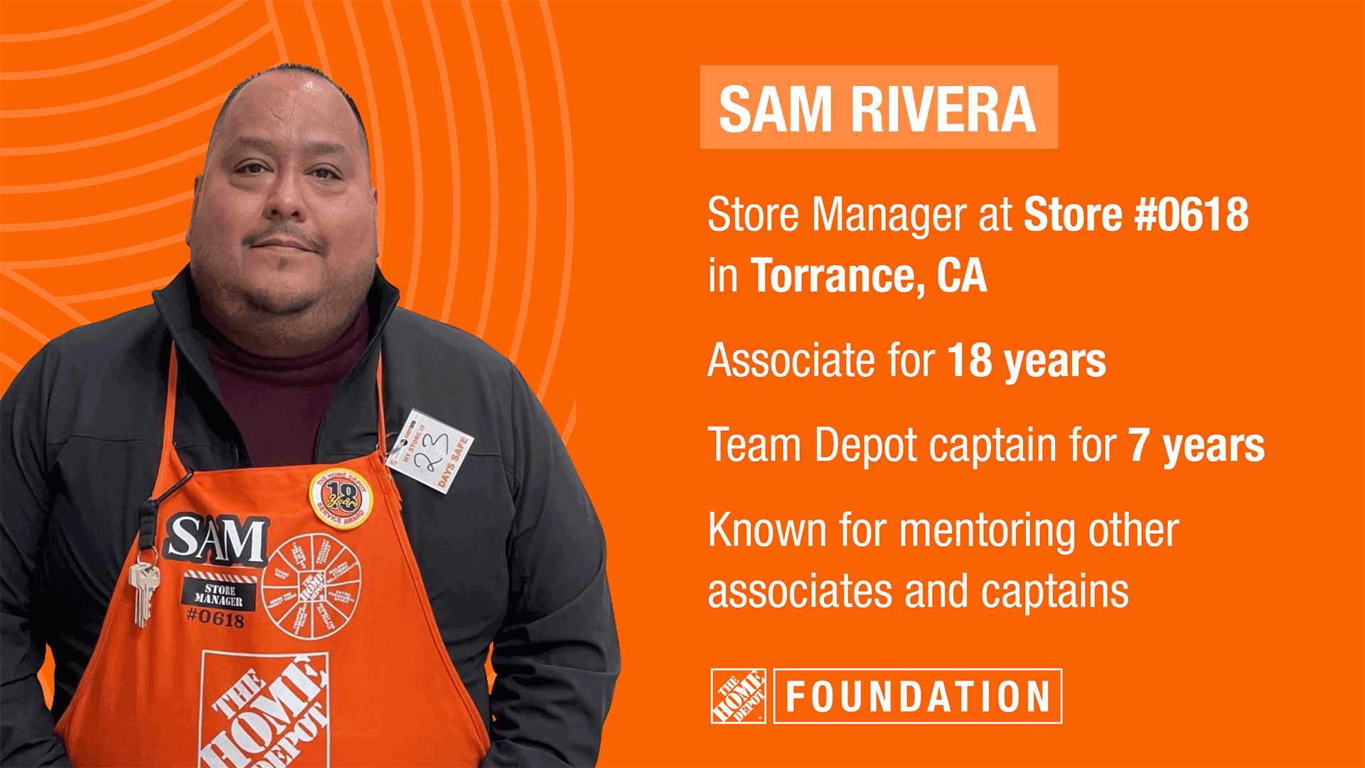 Information about Sam Rivera