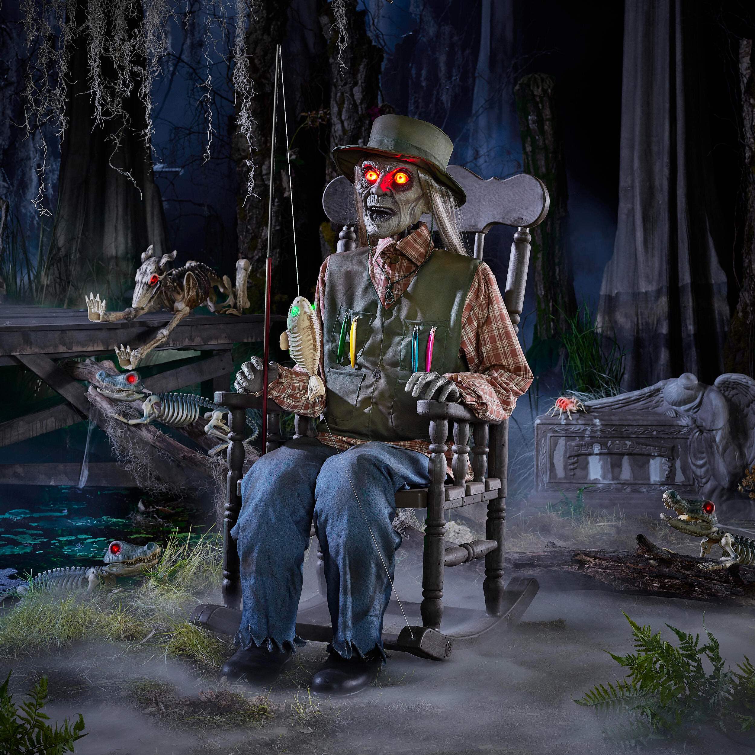Animated Swamp Fisherman