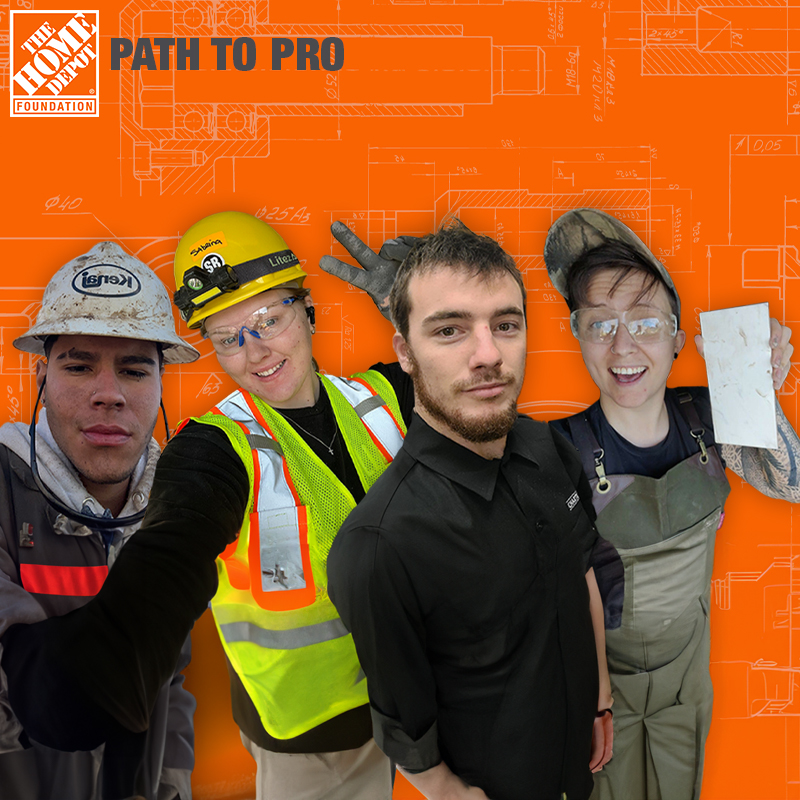 Collage of people with Path to Pro logo