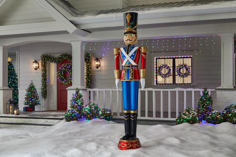 8 ft. Giant -Sized Animated LED Toy Soldier