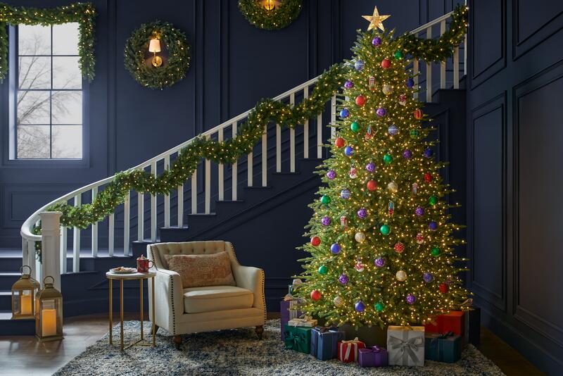 9-foot Pre-Lit LED Grand Duchess Twinkling Balsam Fir