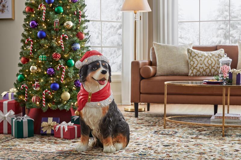 2.5-foot LED Bernese Mountain Dog