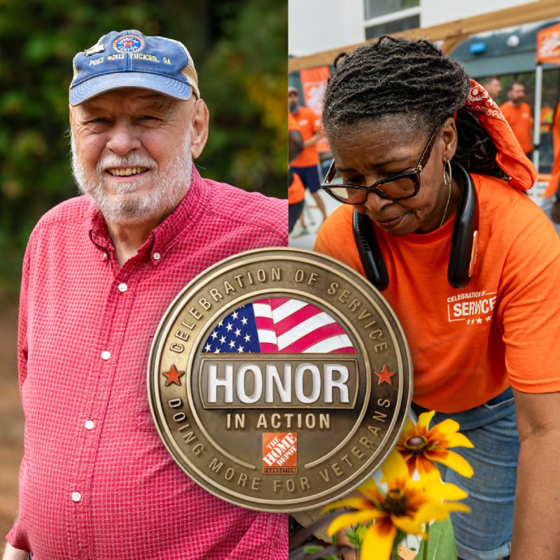 celebration of service team depot volunteers