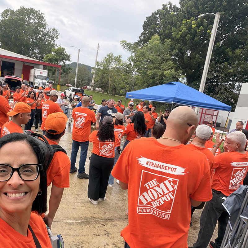 team depot volunteers in san juan, puerto rico