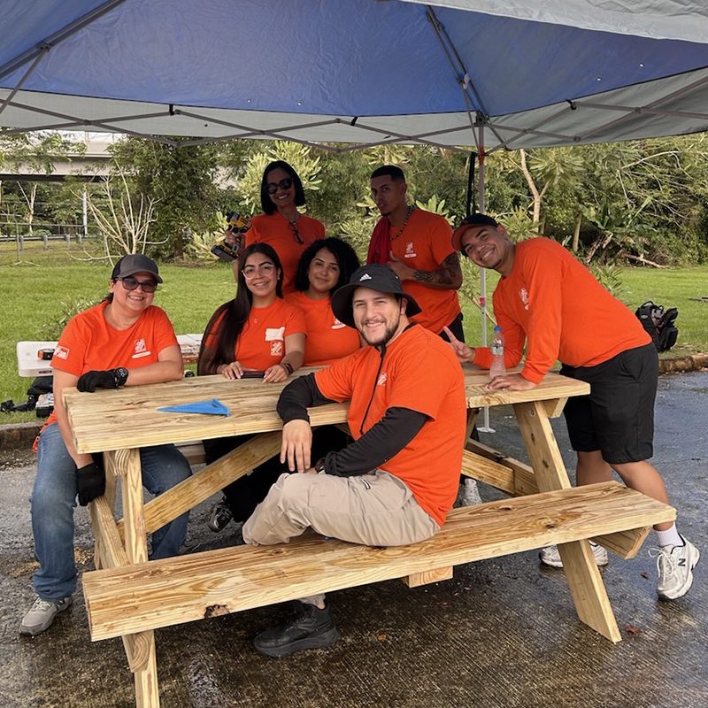 team depot volunteers in san juan, puerto rico