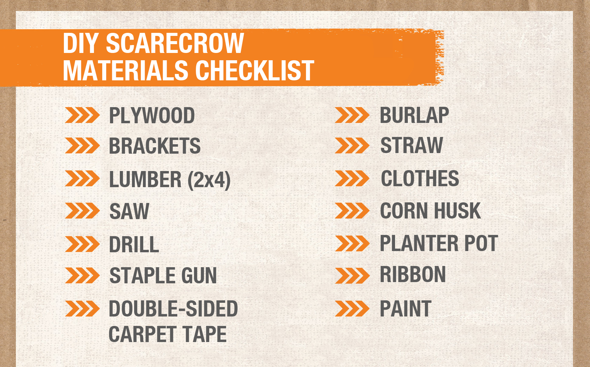 Scarecrow Materials