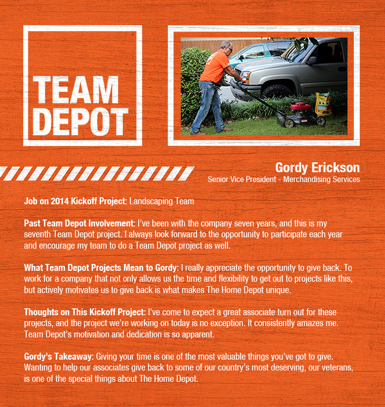 Home depot team projects Home depot team projects