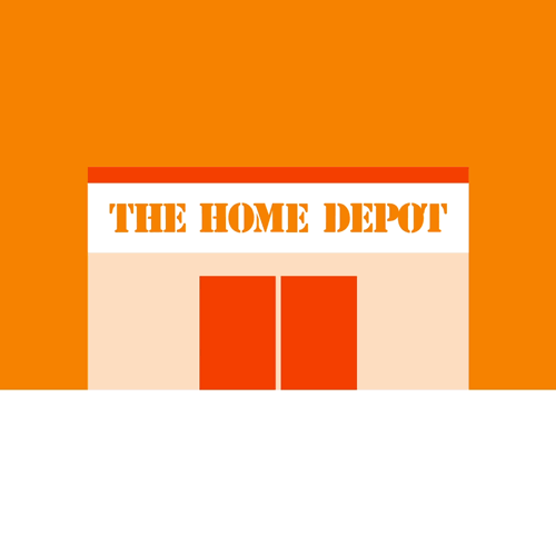 Home Depot location demo on mobile app
