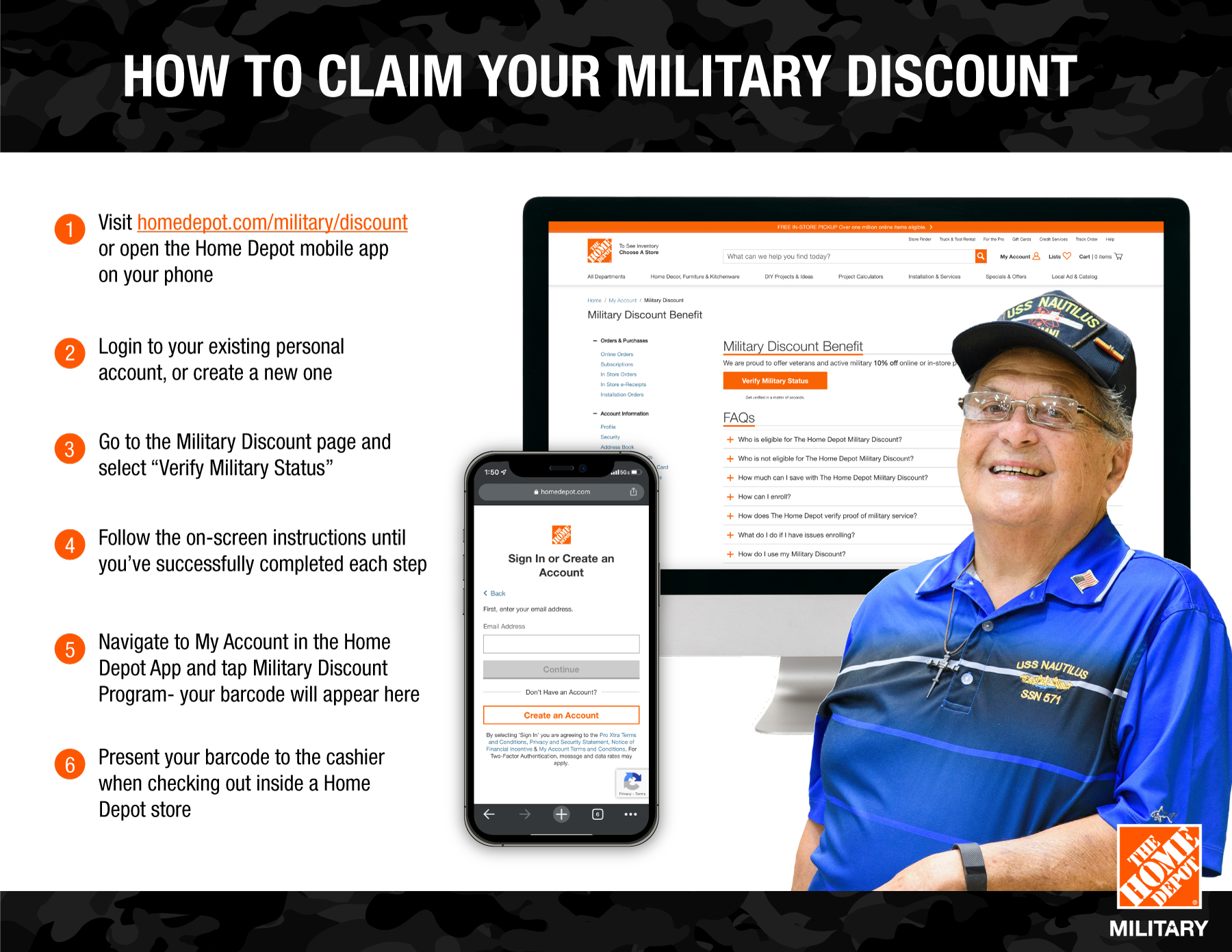 How-To: Claim Your Military Discount at The Home Depot | The Home Depot