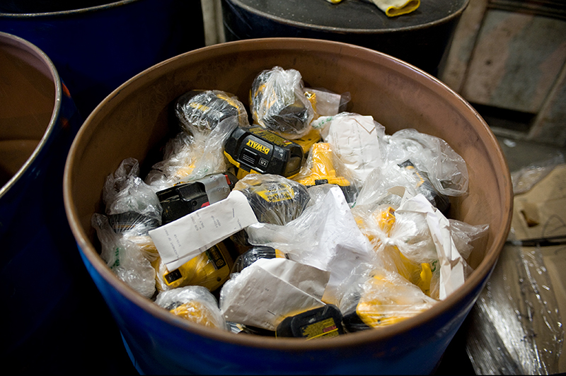 recycling batteries at home depot