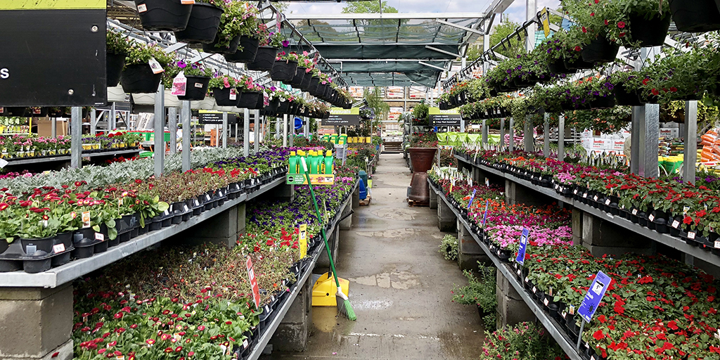 Home Depot garden center