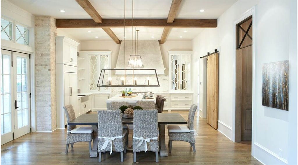 Timber ceiling beams