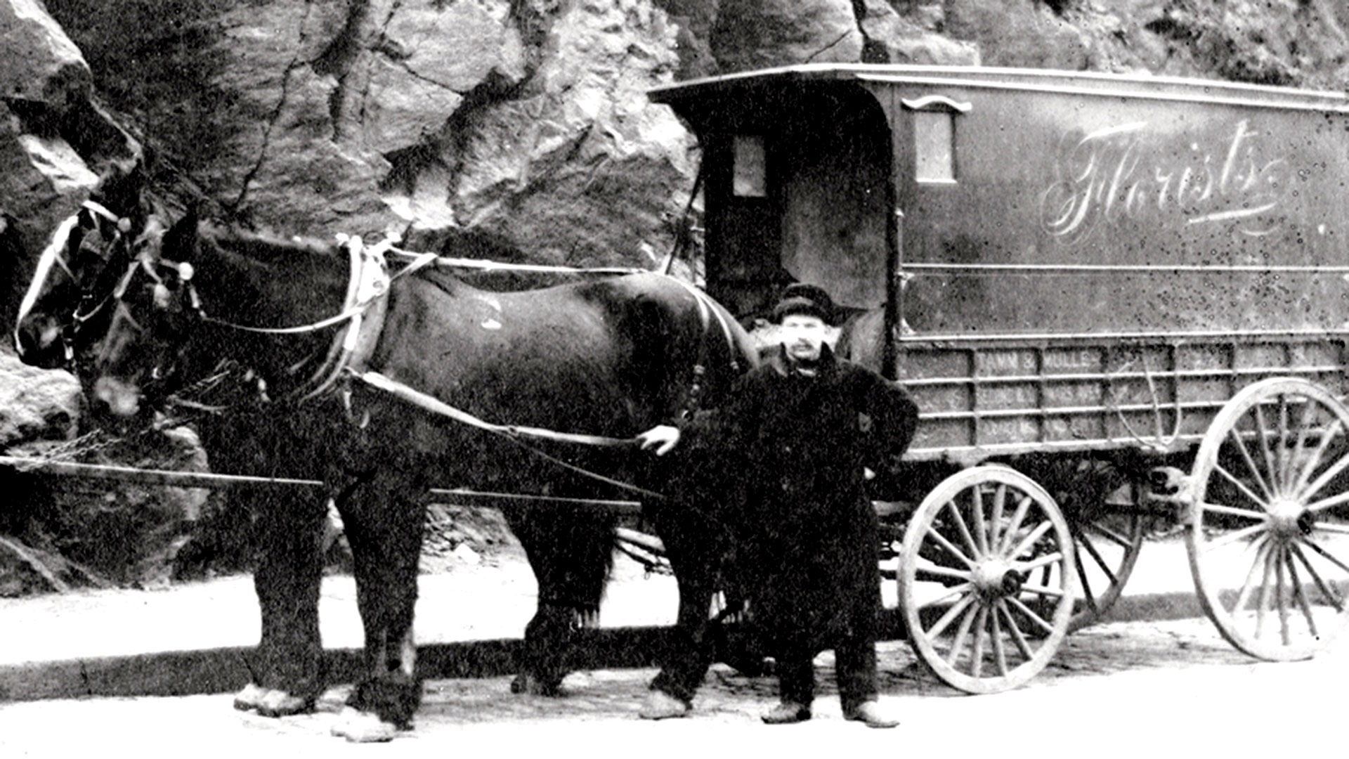 Old family photo featuring great-grandfather Weiss