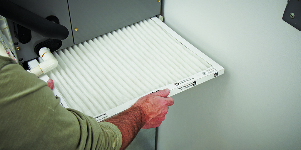 Changing air filter improves HVAC performance 