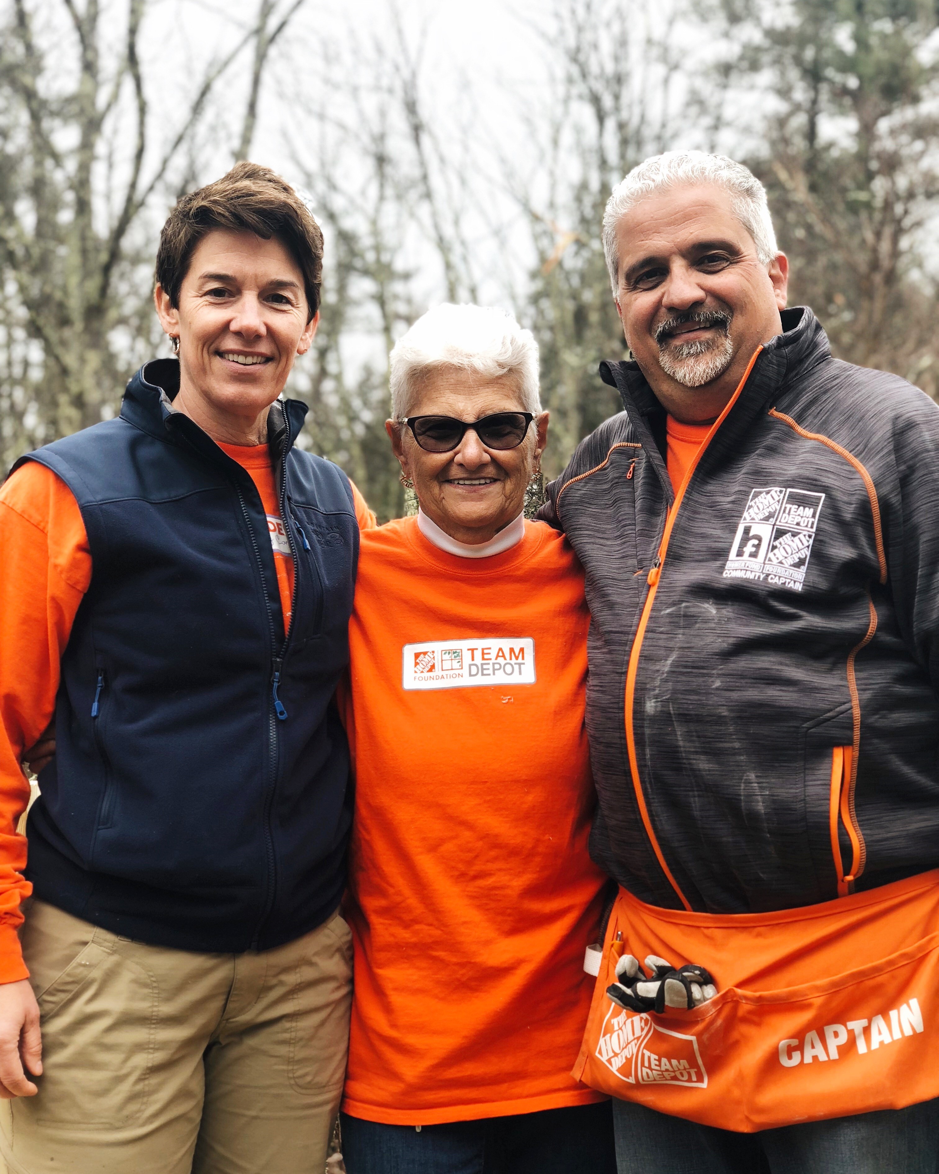 Team Depot volunteers in New Hampshire