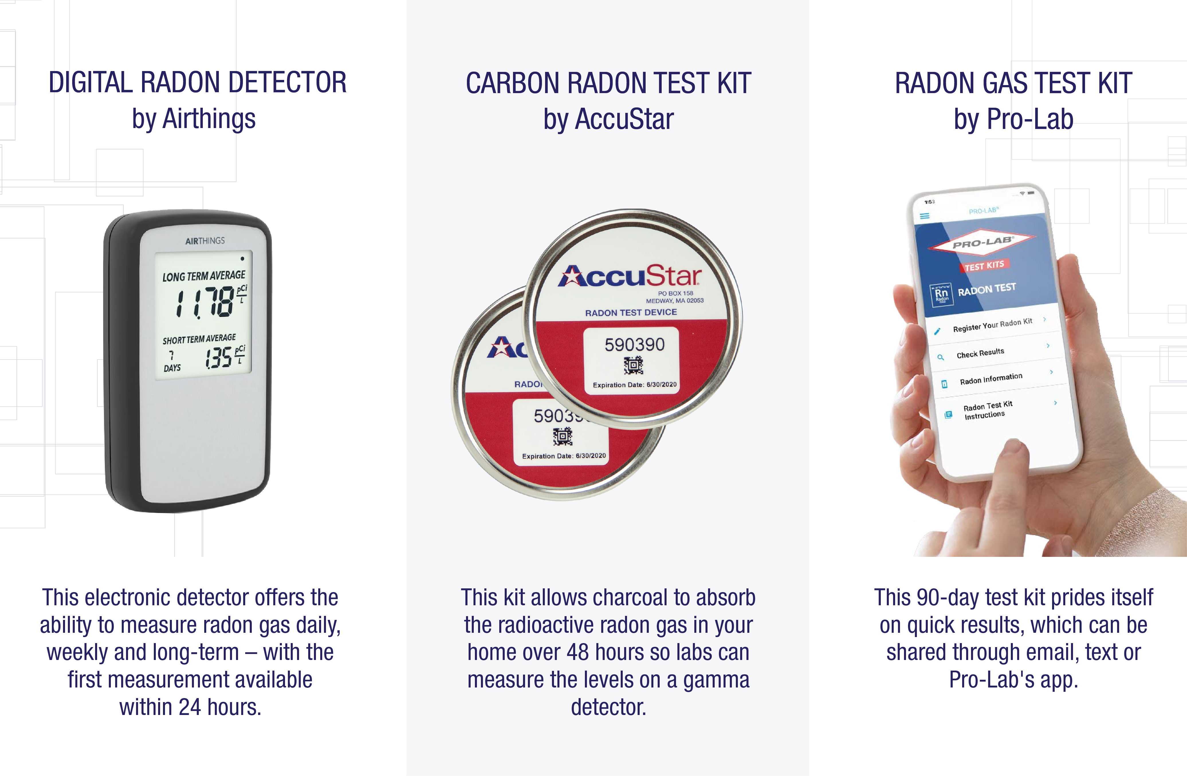 home depot radon monitor