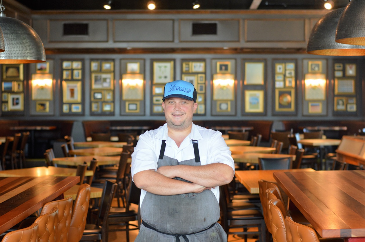 Chef Nick Melvin inside Venkman's restaraunt
