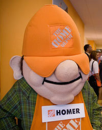 Homer Mascot The Home Depot 