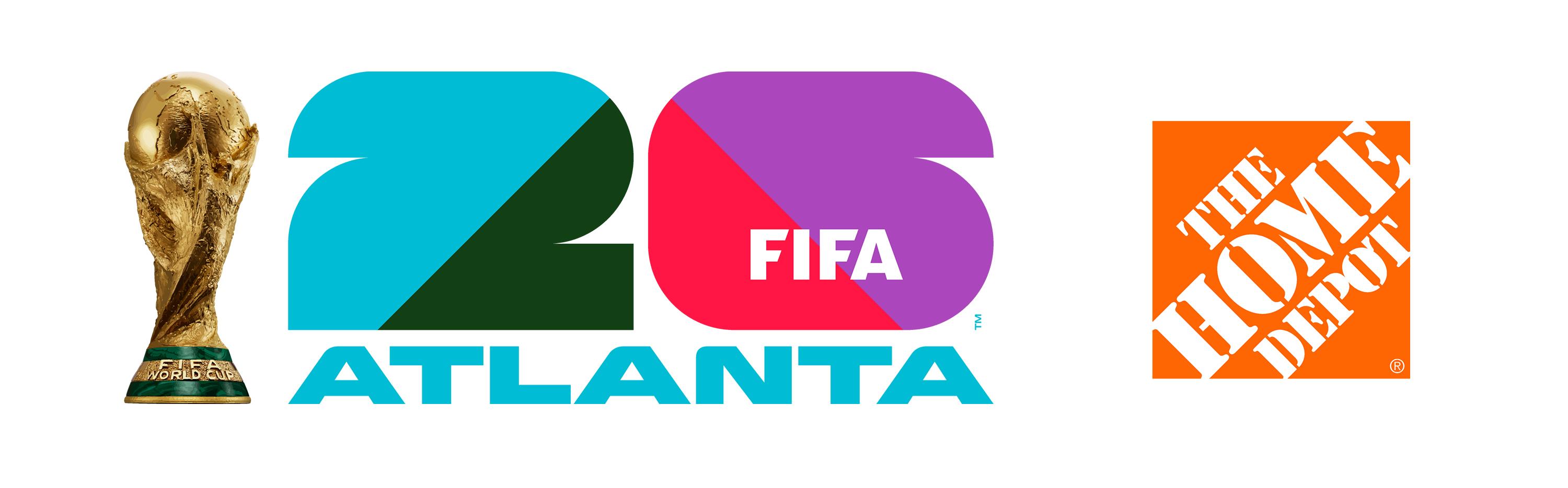 The FIFA and Home Depot logos on a white background