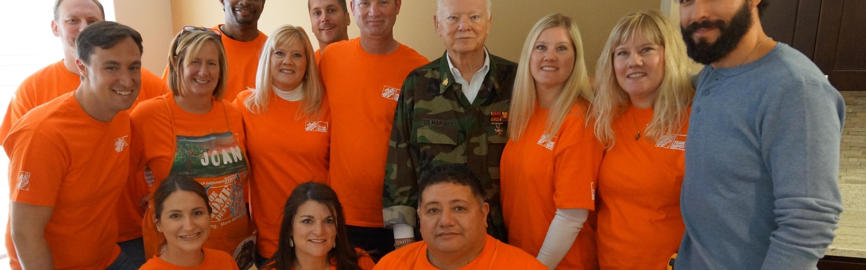 Team Depot and Steve Harvey Tackle Safety Repairs for Veteran Diagnosed with Cancer