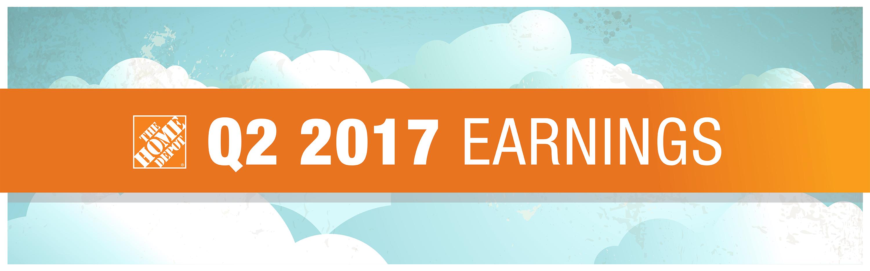 Infographic The Home Depot Announces Second Quarter 2017 Results The   Q2 2017 Earnings 3000x935 