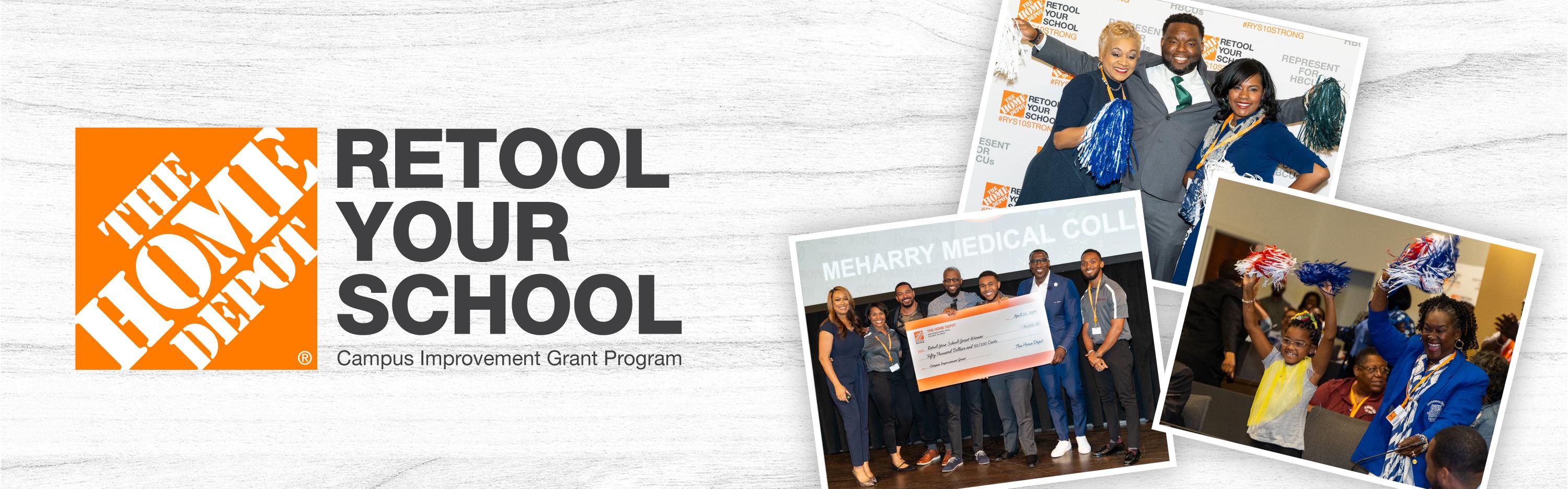 Retool Your School Congratulations to the Winners The Home Depot
