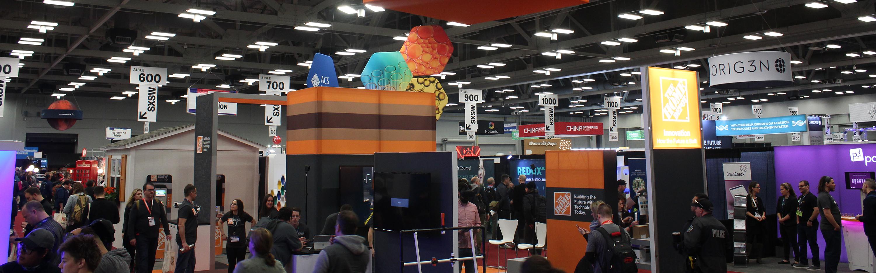 South by Southwest trade show floor