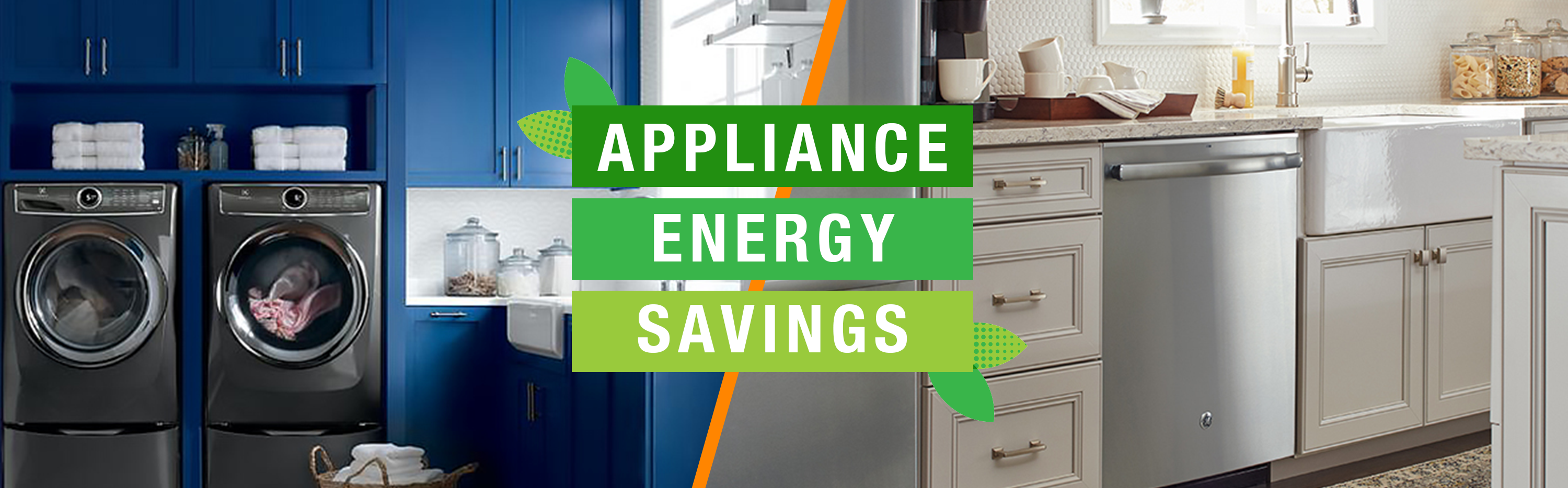 Appliances to help save energy. 