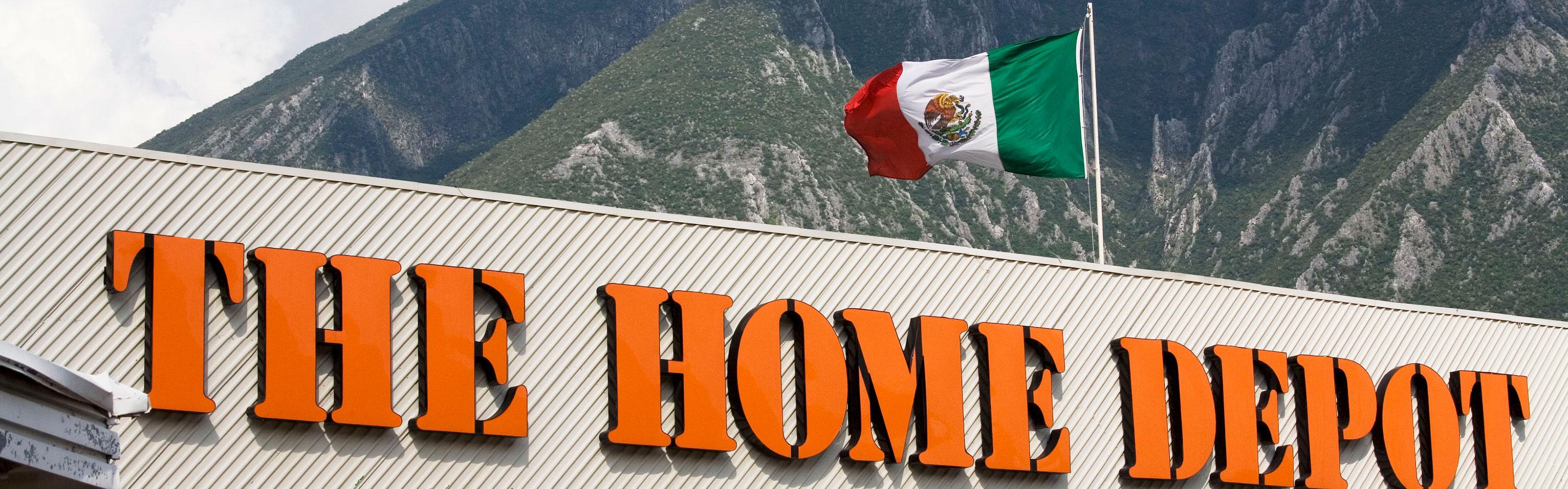 Home Depot store in Mexico