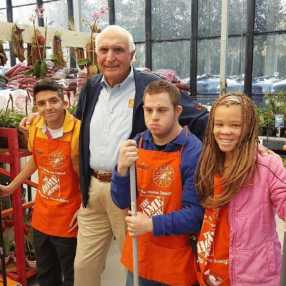 Home Depot co-founder with Ken's Krew members