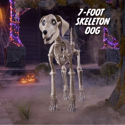 7-Foot Skeleton Dog