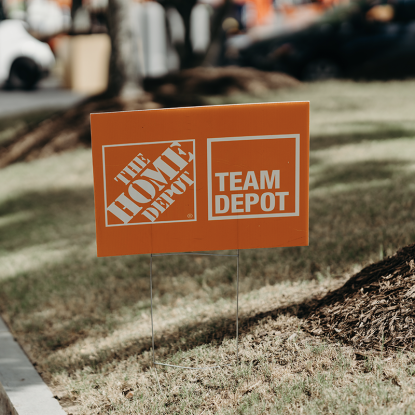 team depot signage