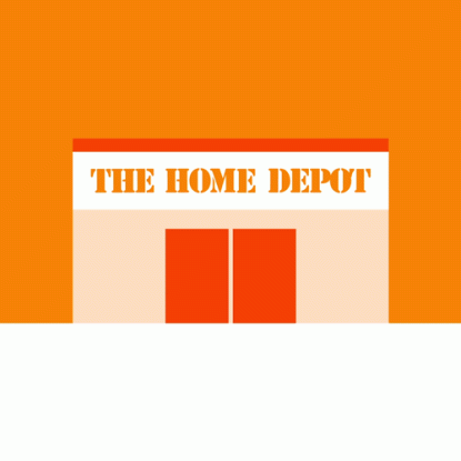 Home Depot location demo on mobile