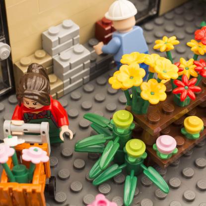 LEGO model Home Depot garden center