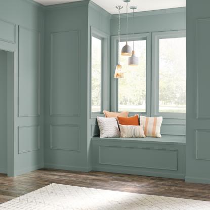 Behr color of the year painted wall
