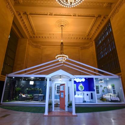 Behr color of the year reveal announcement in Grand Central Station