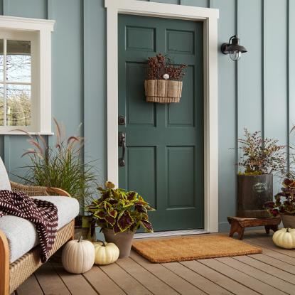 Behr color of the year painted front door