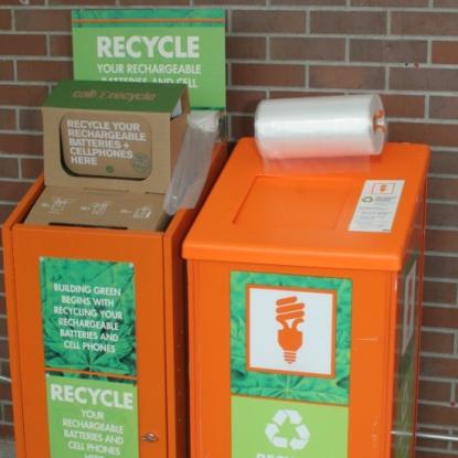 recycling batteries at home depot
