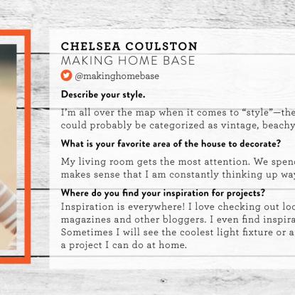 Q&A with Blogger Chelsea Coulston
