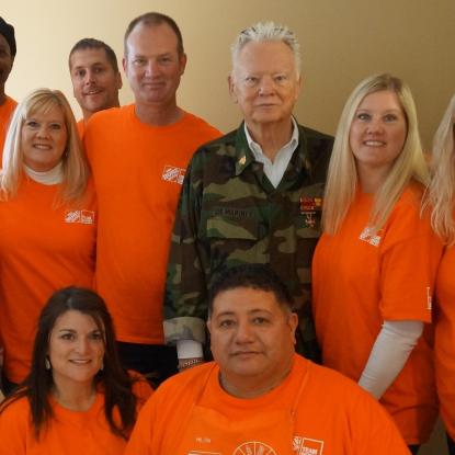Team Depot and Steve Harvey Tackle Safety Repairs for Veteran Diagnosed with Cancer