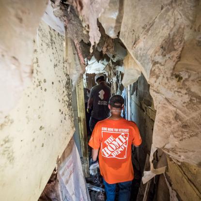 Home Depot and Team Rubicon in Houston