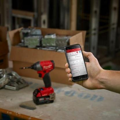 Smart phone enabled drill by Milwaukee