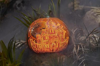 Haunted House Jack-O-lantern 