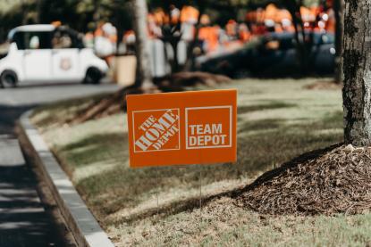 Team Depot Sign